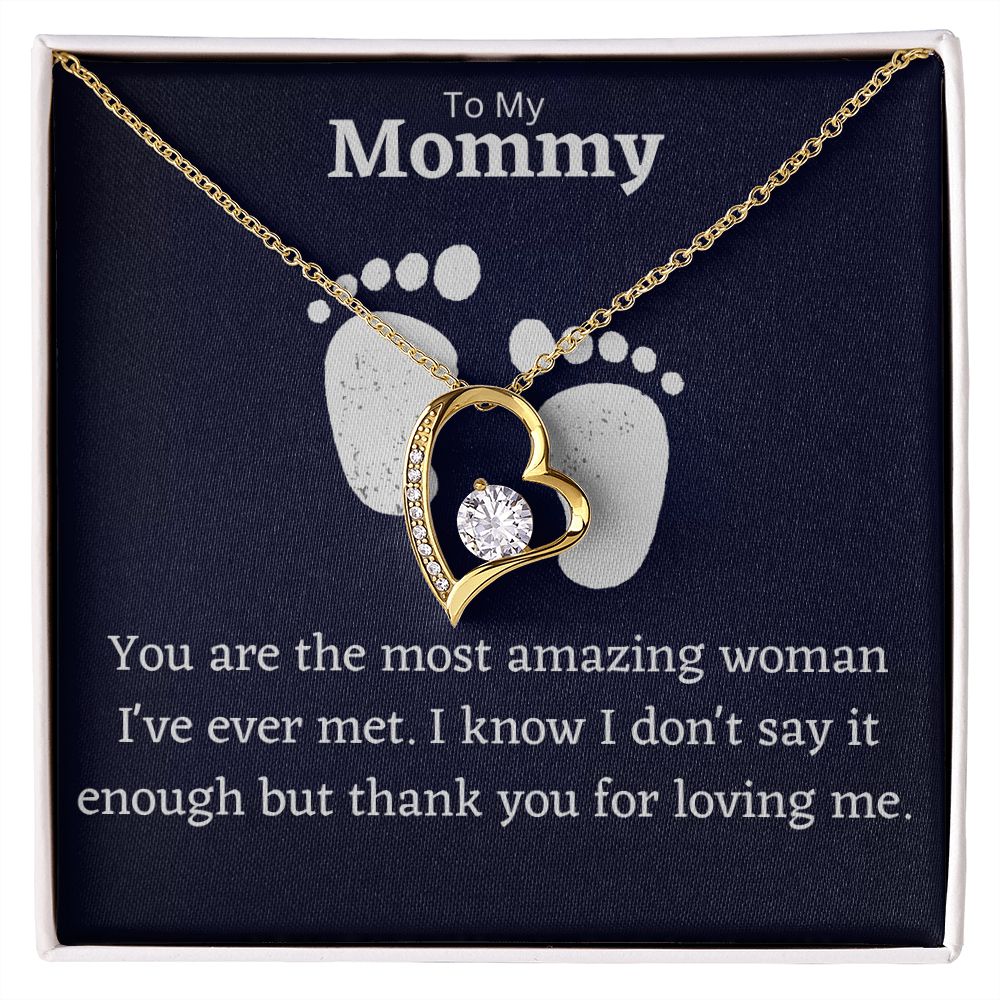 Customized] Message Necklace: To my Mom you are my best friend I Love you  Heart Necklace|Best gift for Daughters|Gifteland - GIFTeLand